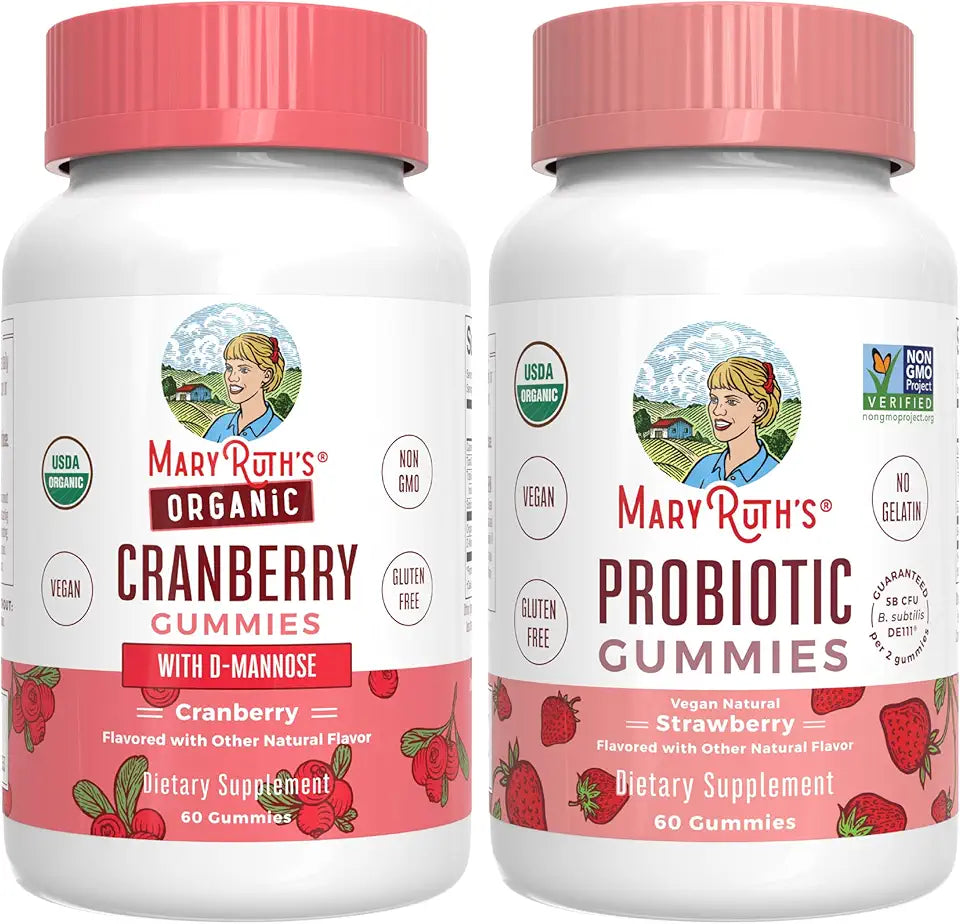 Cranberry Probiotic Gummies Strawberry Vegan Non-GMO T797518