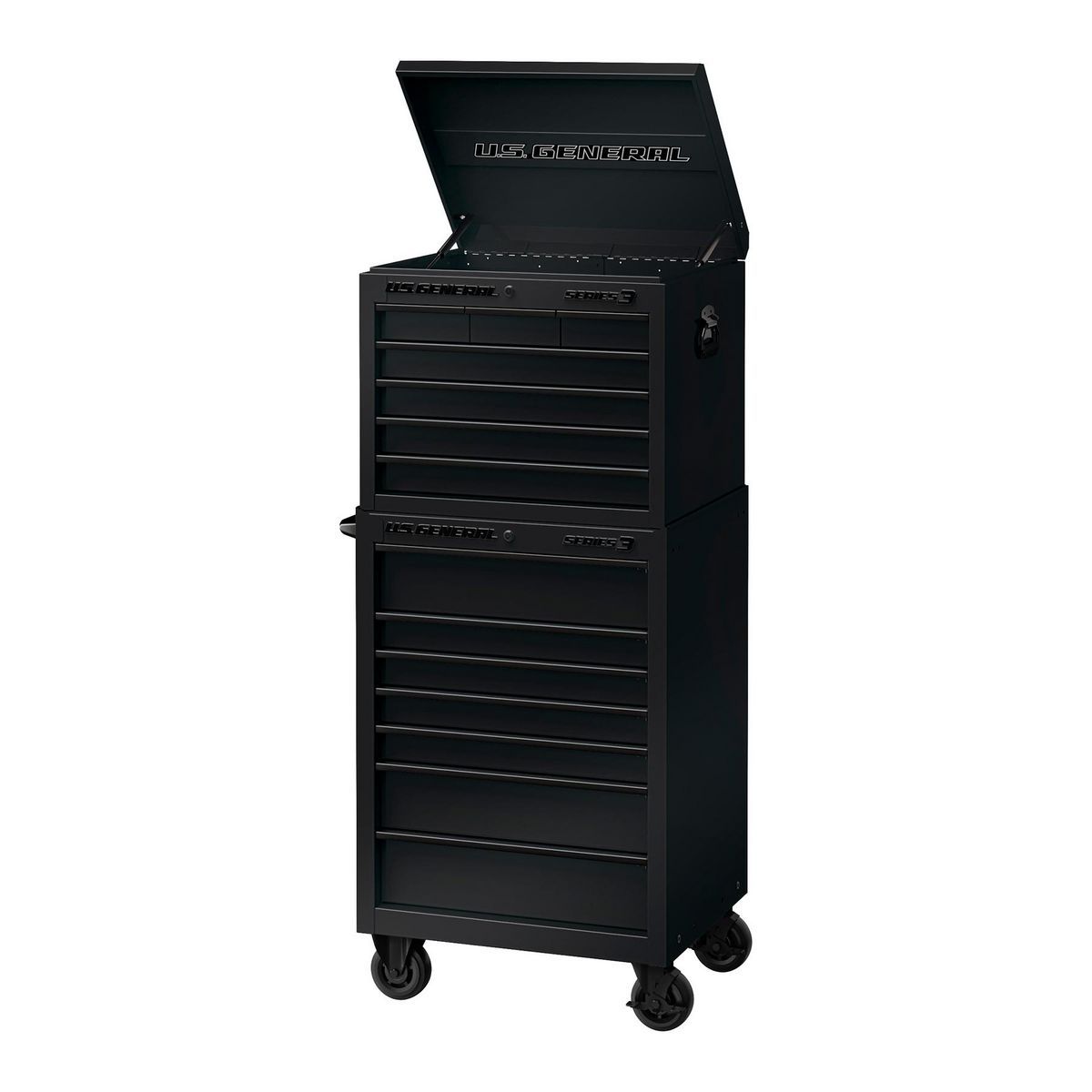 27 in. x 22 in. Black Roll Cab Y83091