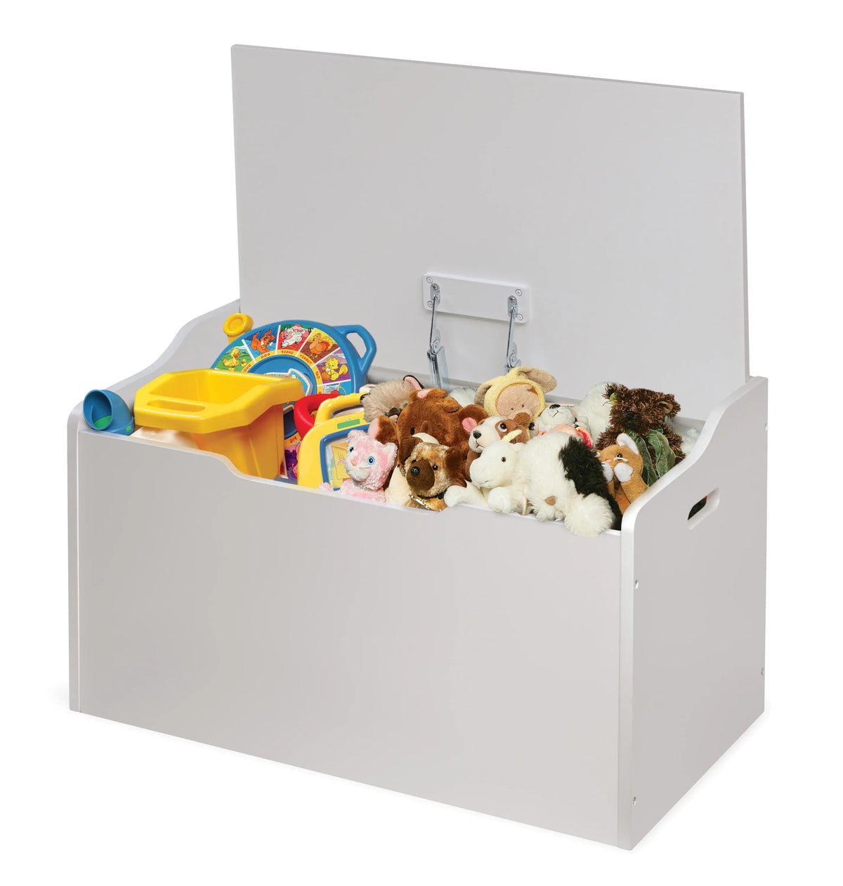 White Wood Toy Box S60425