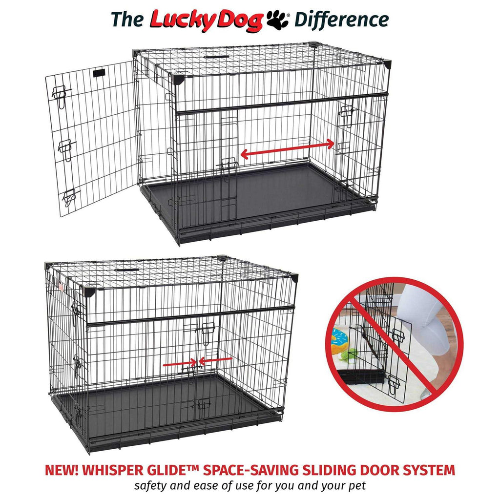 Sliding Double Door Dog Crate H469832