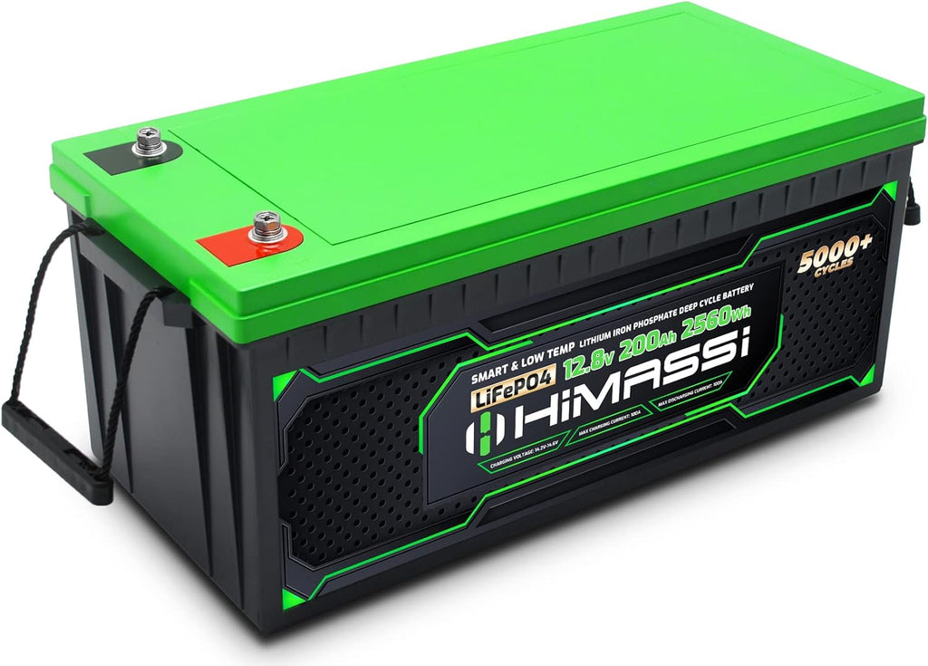 24V 200Ah LiFePO4 Deep Cycle Battery with 200A BMS V96258