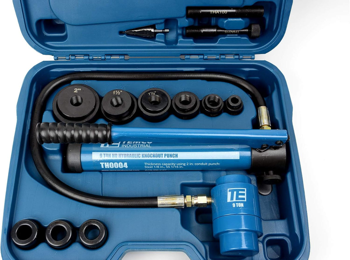 Hydraulic Knockout Punch Electrical Conduit Hole Cutter Set D146