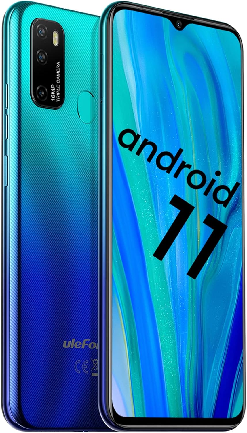 Unlocked Android Smartphone 6.52" Triple Camera Dual SIM 4500mAh Green Z133166