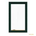 28.75 in. x 48.75 in. Green Clad Wood Left-Handed Casement Window J80385
