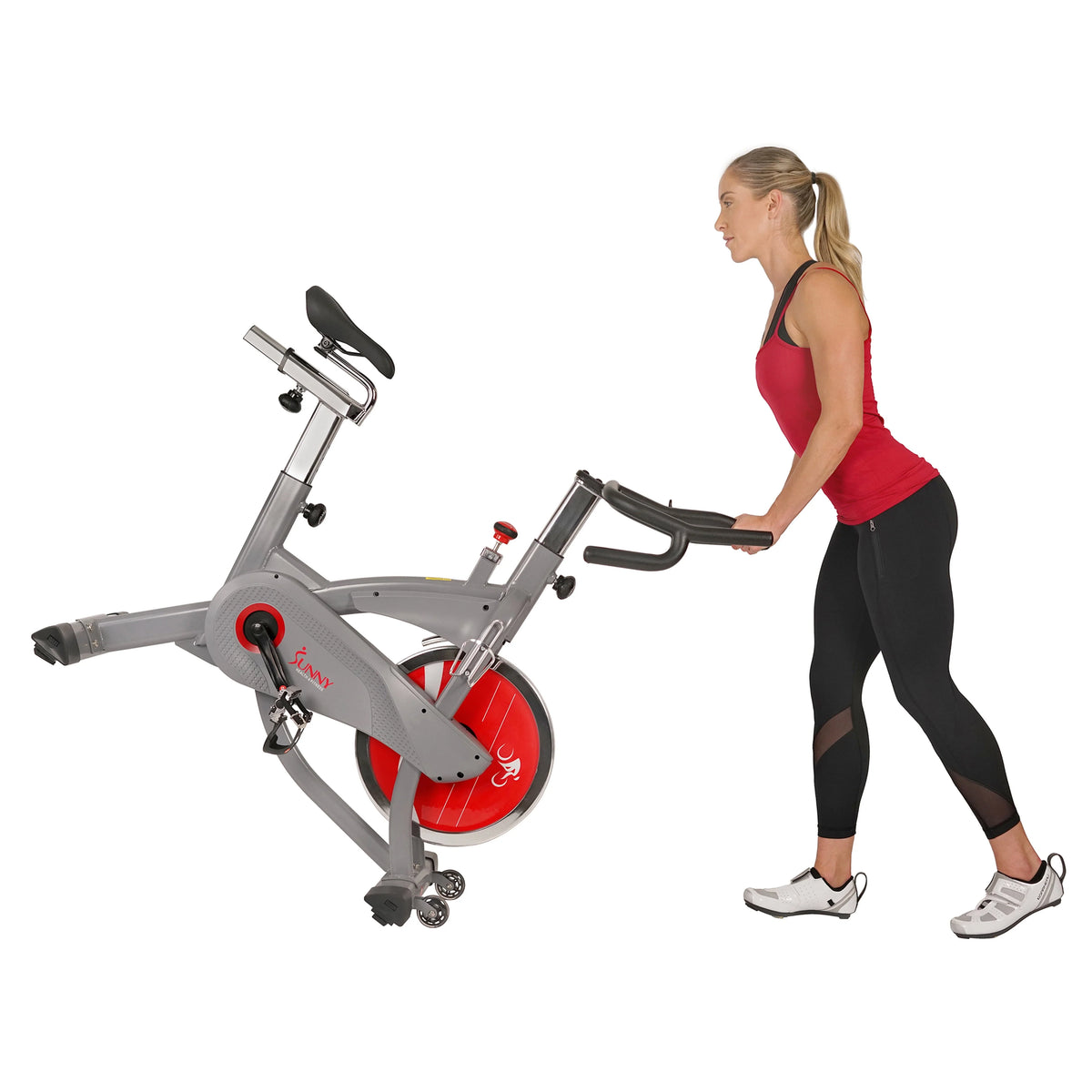 Indoor Cycling Exercise Bike with 44 lb Flywheel U42255