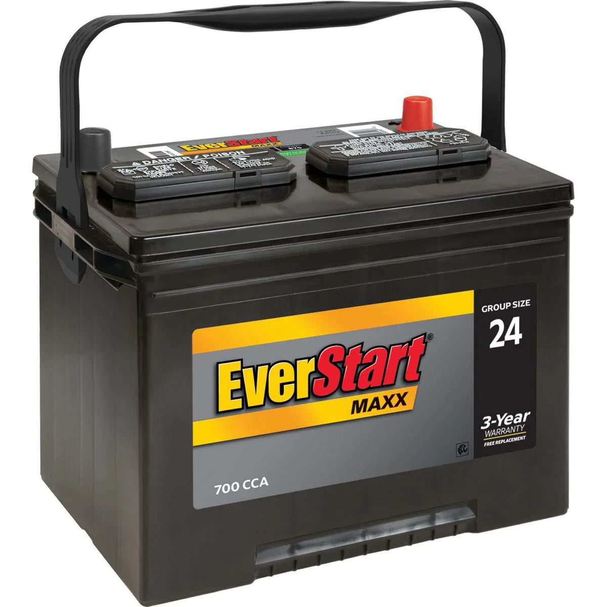 Lead Acid Automotive Battery Group Size 24 12 Volt 700 CCA V476355