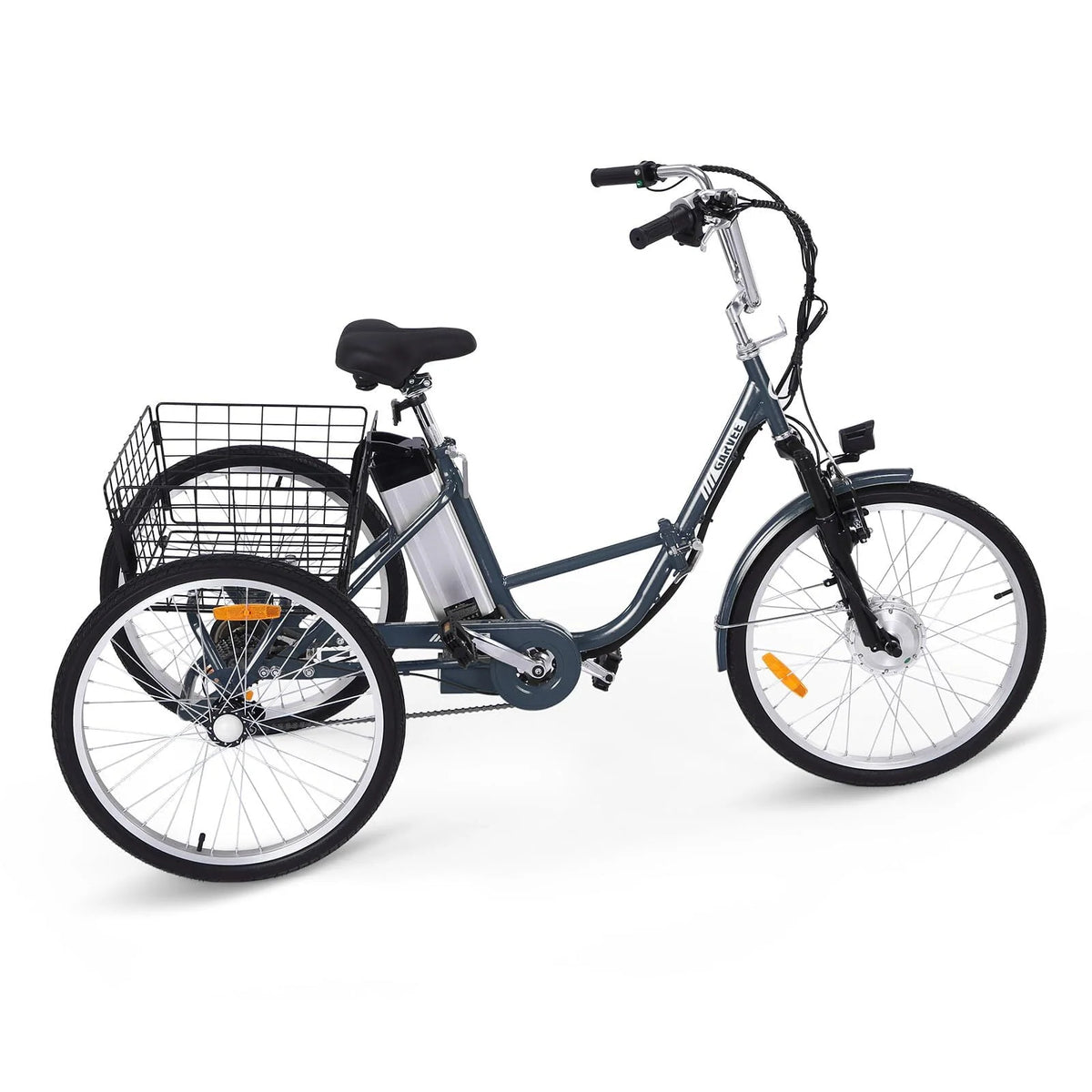 Electric Tricycle 7 Speeds 36V 10Ah Large Basket H82788