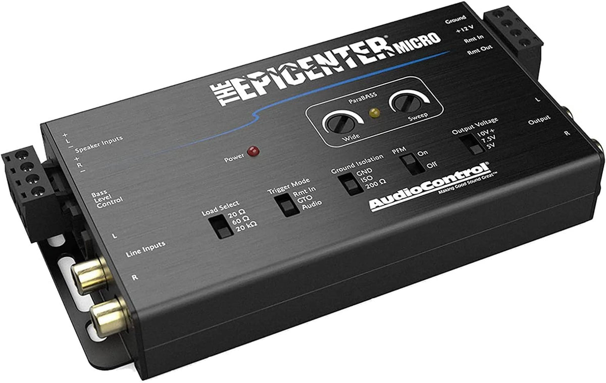Bass Restoration Processor & Amp Kit Bundle with Line Output Converter W447936