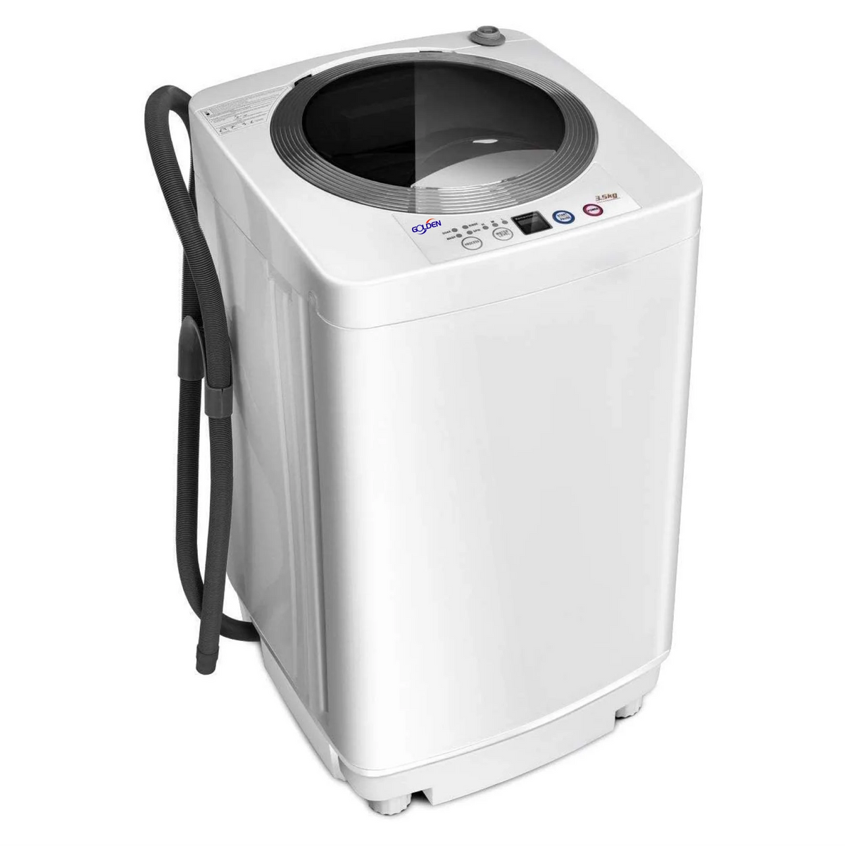 1.34 Cu Ft Portable Full Automatic Washer Spinner Combo S9360