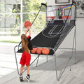 Electronic Basketball Arcade Game Double Shot 2 Players with 2 Rims 4 Balls U931
