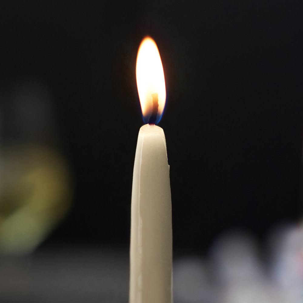 Ivory 12 Hour Taper Candle K838