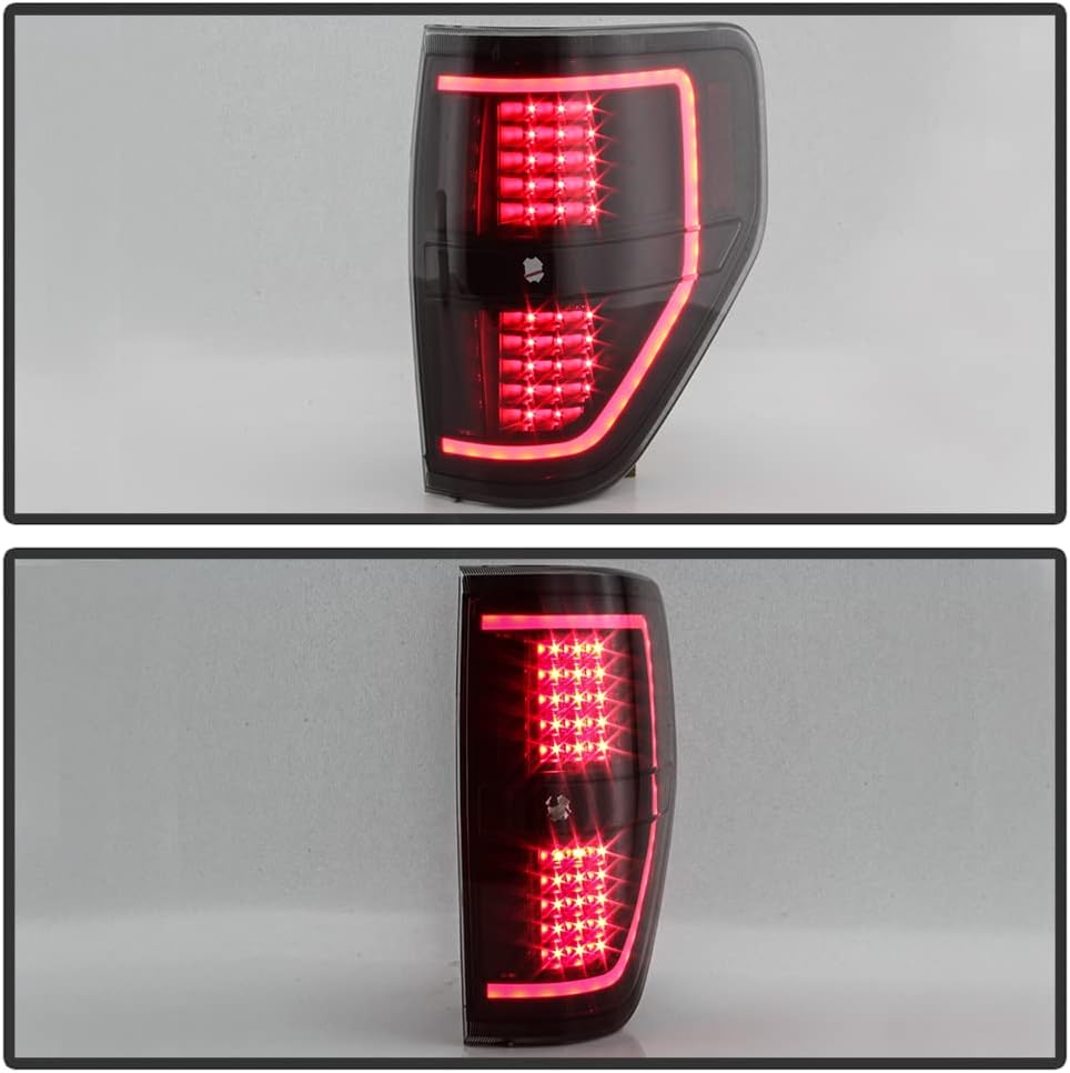 Black Smoke LED Tail Lights Brake Lamps Driver & Passenger Side D1724