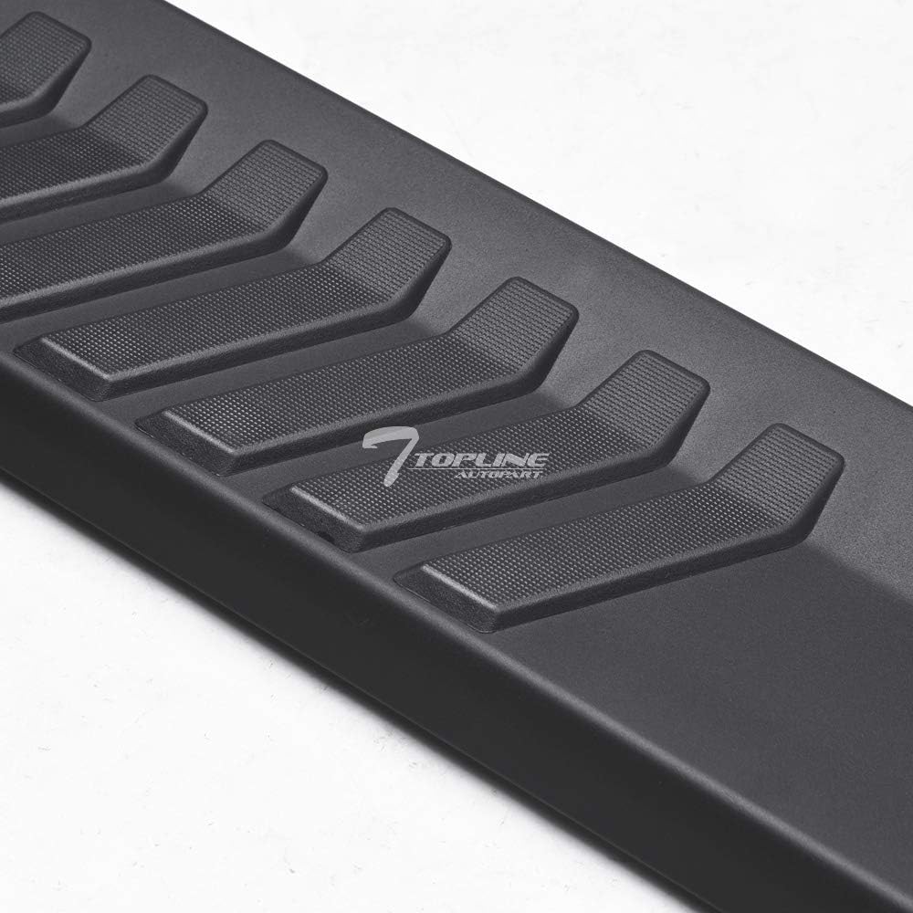 Matte Black Aluminum Running Boards for Extended Cab F49397