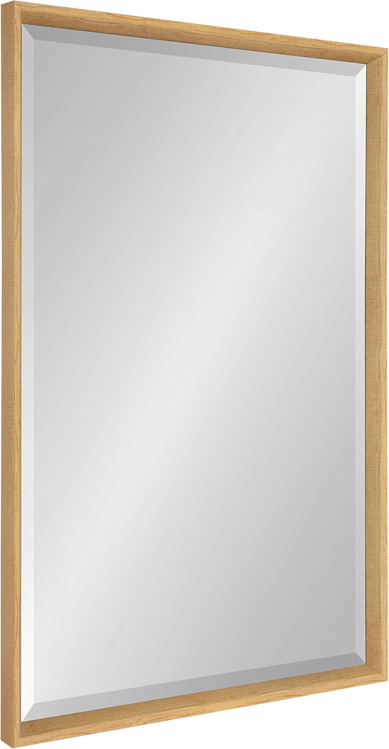 Black Framed Beveled Wall Mirror E818