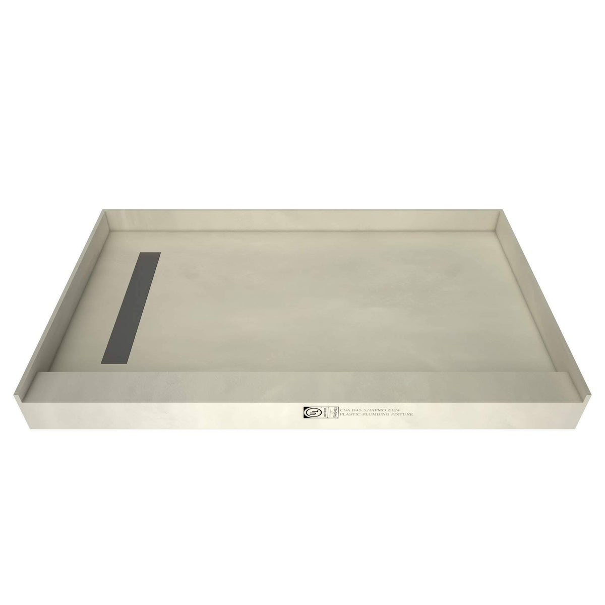 Single Threshold Shower Base with Drain W185935