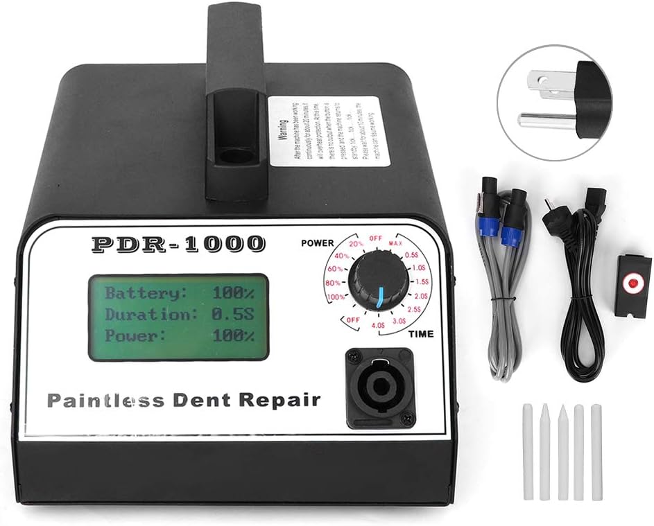 10Pcs Paintless Dent Repair Tool Induction Heater 110V B5141