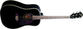 Black Dreadnought Acoustic Guitar J517388