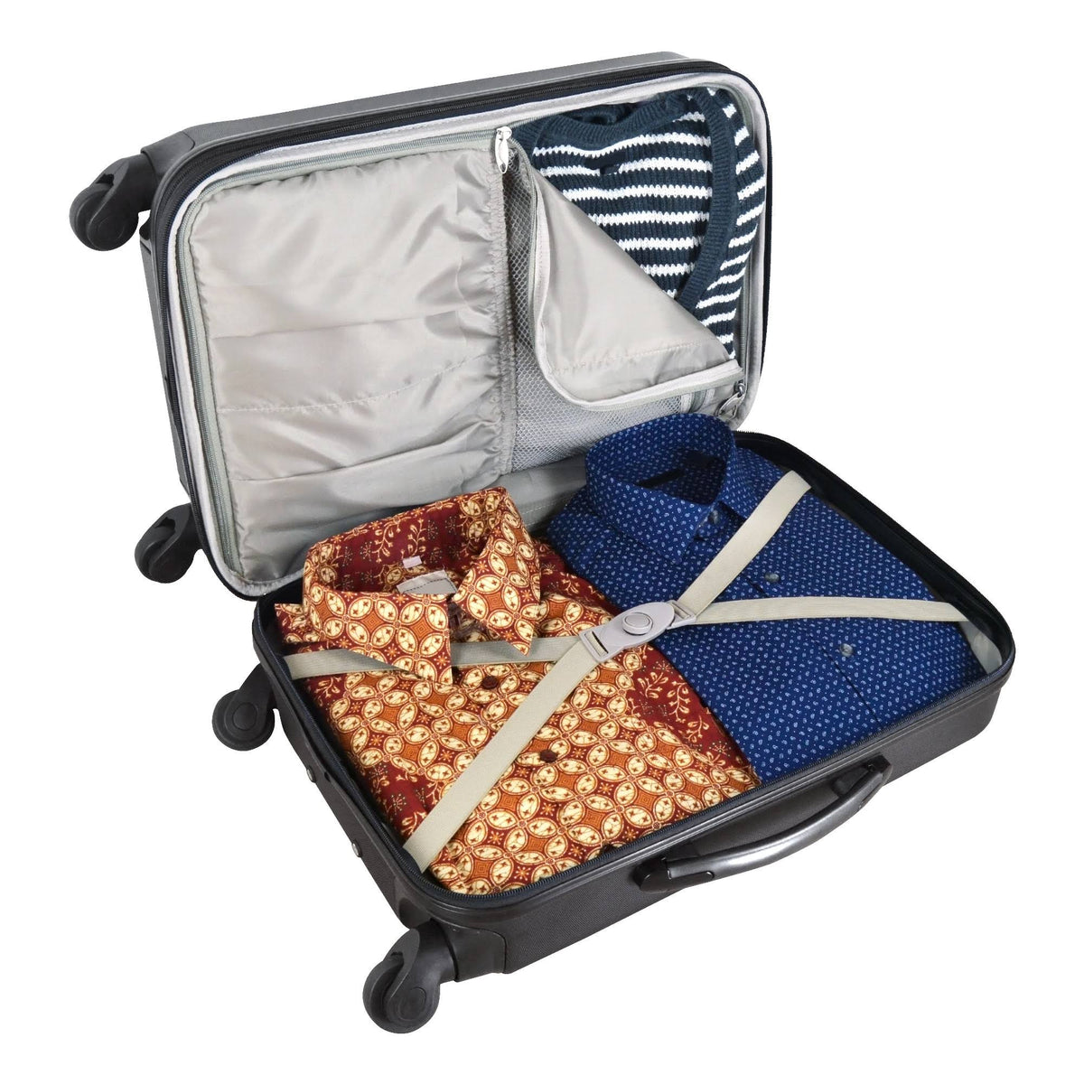 Black Hardcase Carry-On Spinner Luggage N7604