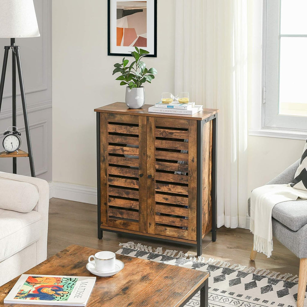 Rustic Brown Storage Cabinet C884
