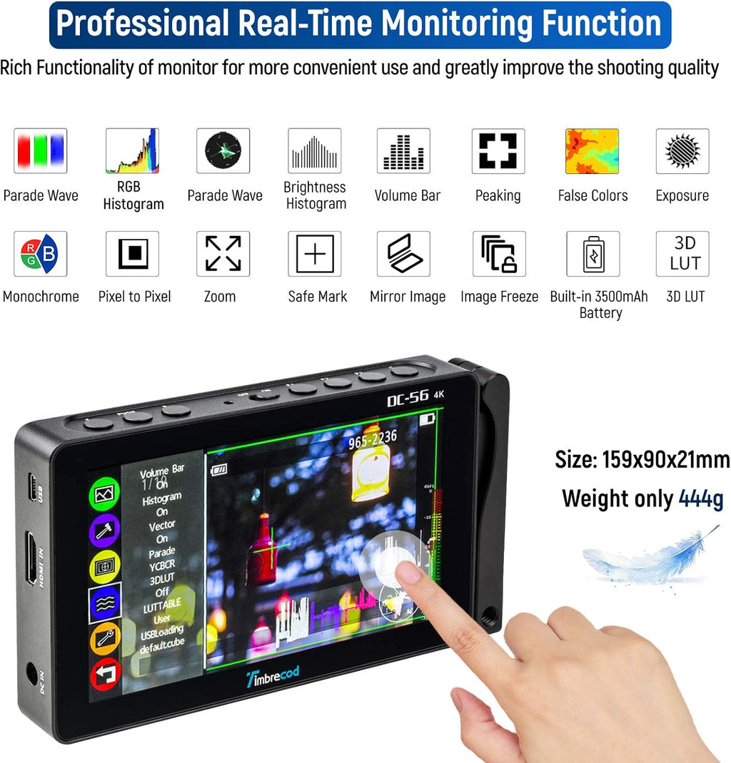 7" Touch Screen Camera Video Monitor Z16936
