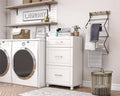 3 Drawer White Base Cabinet Z97411