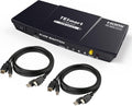 HDMI KVM Switch 2 Port 4K@60Hz Red O3617