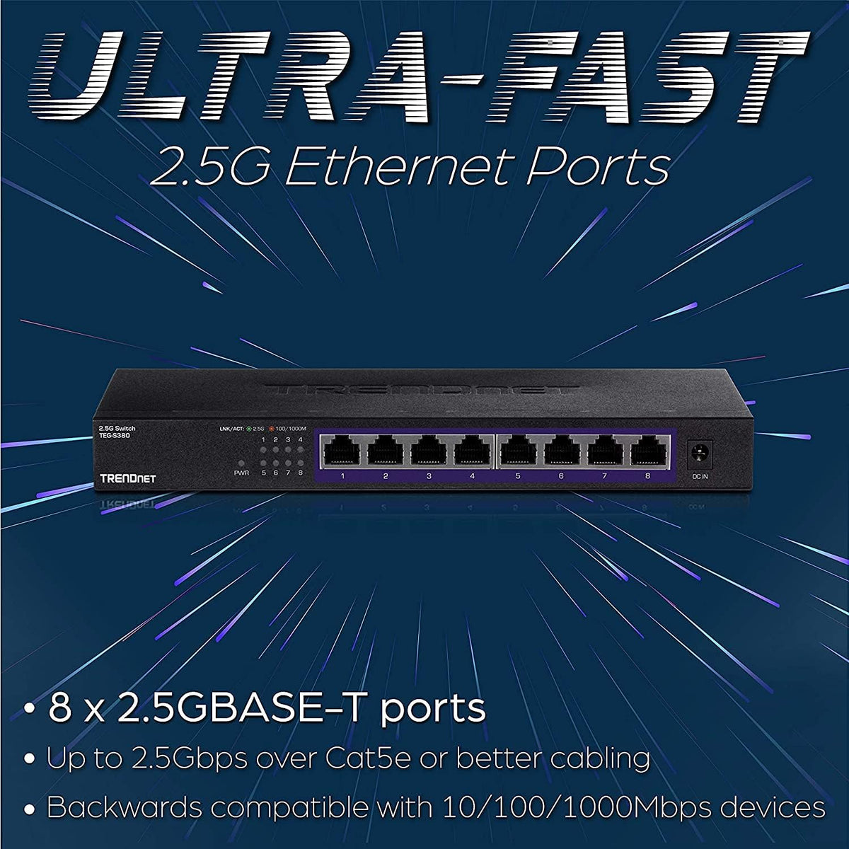 8-Port Unmanaged 2.5G Switch H110247