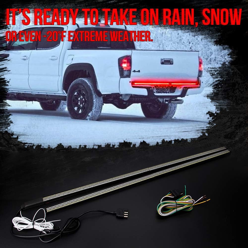 60 inch Waterproof Triple Tailgate Light Bar W2752
