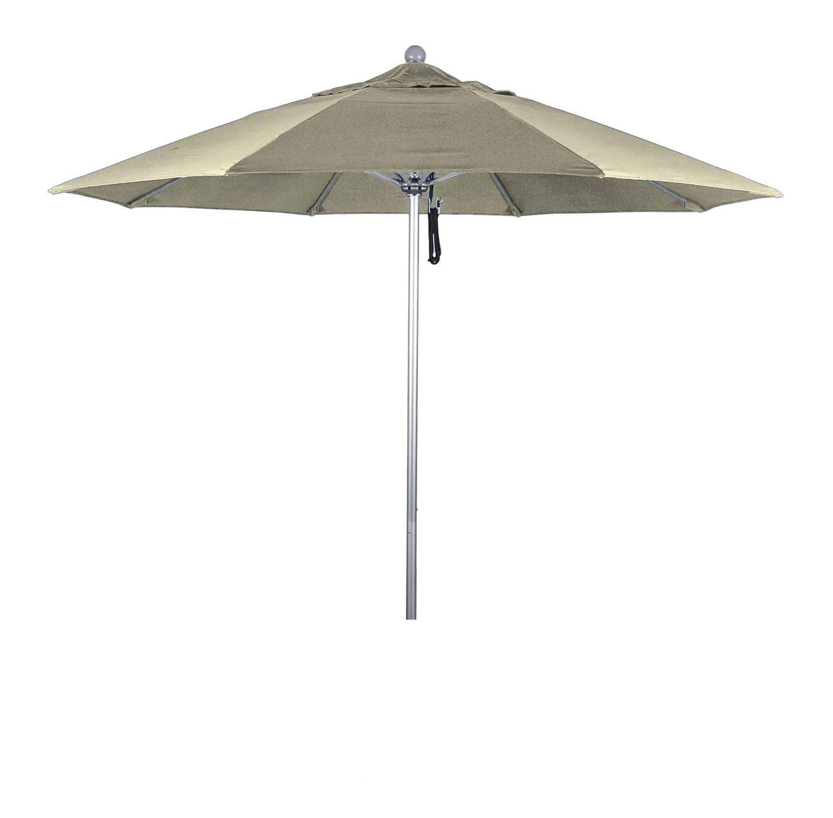 9 Ft Fiberglass Market Umbrella Pulley Open Bronze D6242