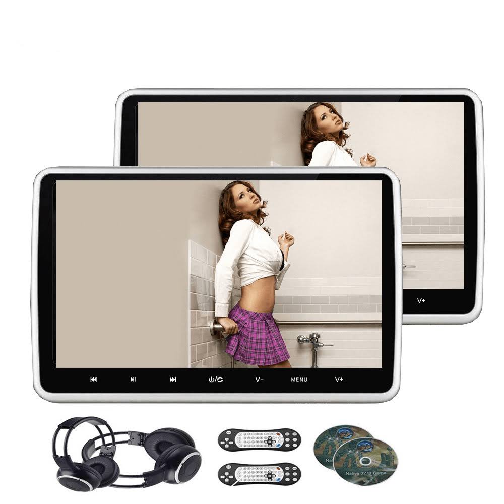 Car Headrest Monitor DVD Player with Speaker H11060