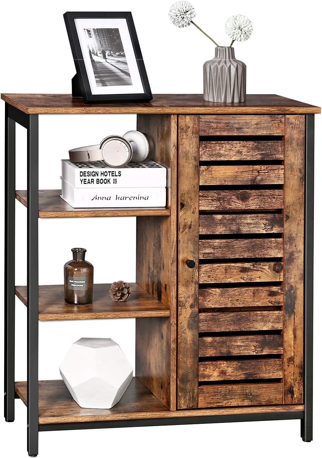 Rustic Brown Storage Cabinet C884