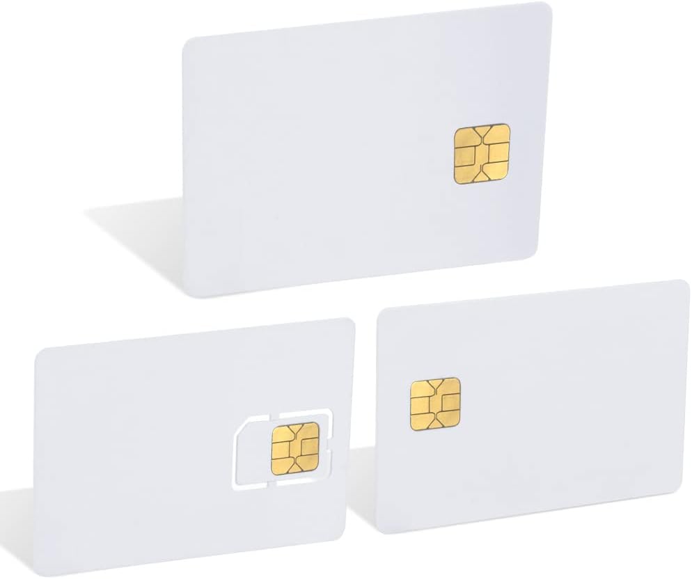 Java Card 80K EEPROM Smart Chip Card with Magnetic Stripe 3 Pack W4653
