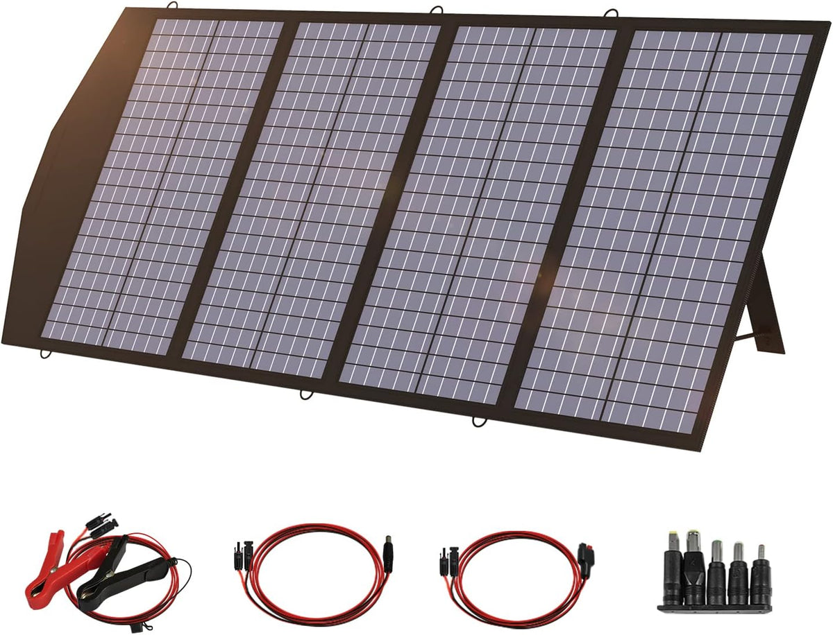 140W Portable Foldable Solar Panel Charger H70576