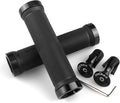 Non-Slip Rubber Bicycle Handlebar Grips with Aluminum Lock Y9702
