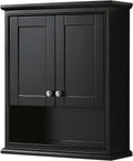 Wall-Mounted Storage Cabinet in Dark Espresso S79504