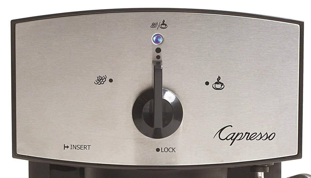 Stainless Steel Pump Espresso and Cappuccino Machine, Black F80236