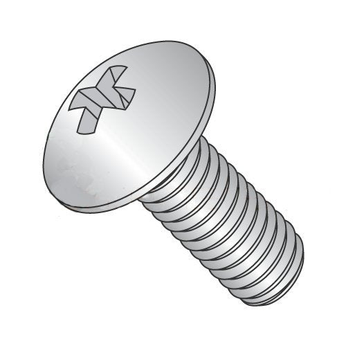 6-32 x 1 Phillips Truss Head Machine Screws 18-8 Stainless Steel 5,000 pcs I7121