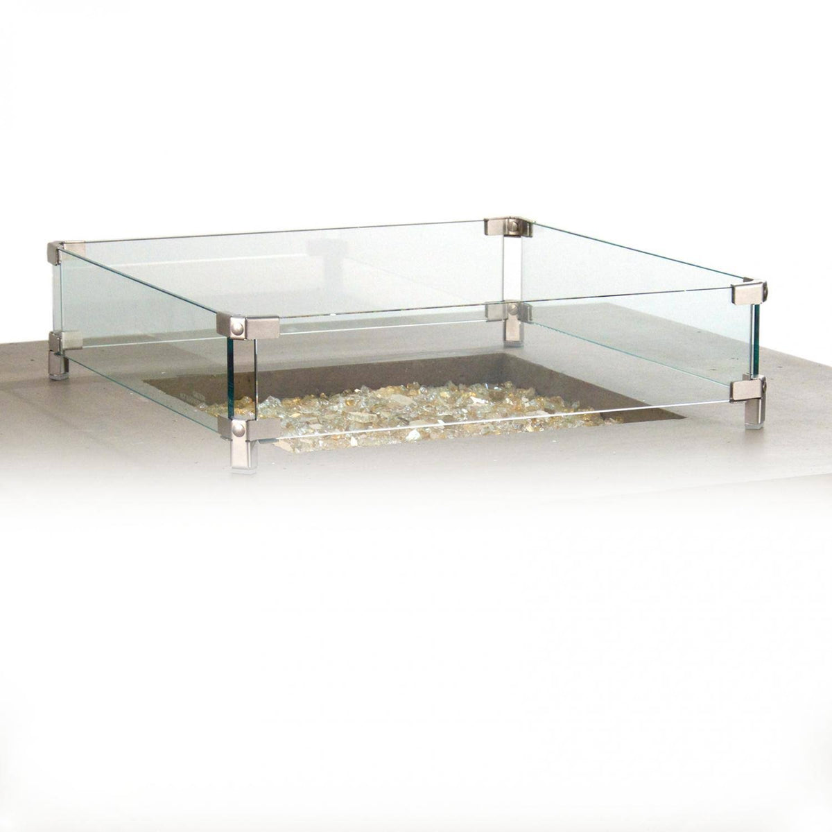 Glass Wind Guard for Fire Tables J867
