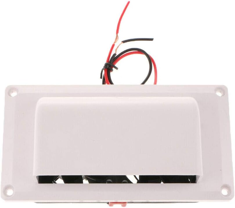 White 25W RV Side Air Vent Exhaust Fan W942