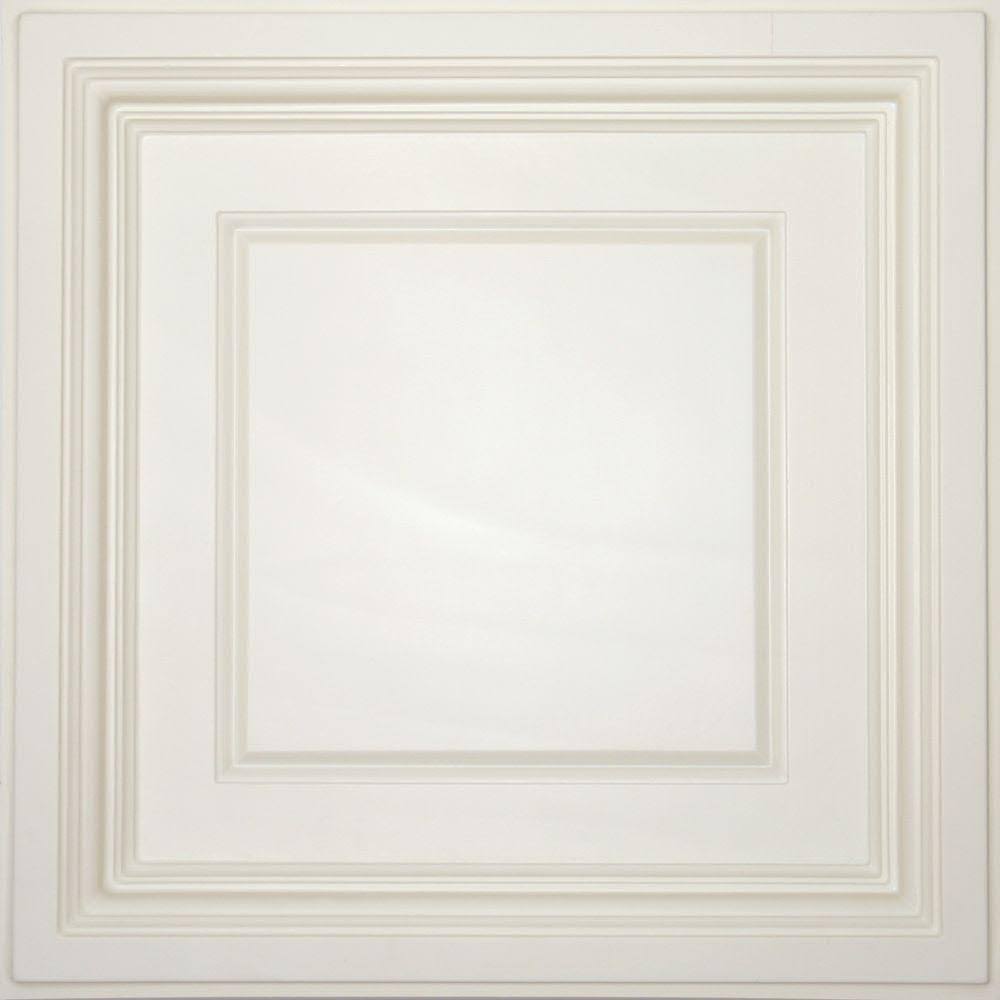 Brown 2 ft. x 2 ft. Lay-In Coffered Ceiling Panel Case of 6 S20311