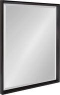 Black Framed Beveled Wall Mirror E818