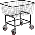 2.5 Bushel Wire Laundry Cart with Wheels H313089