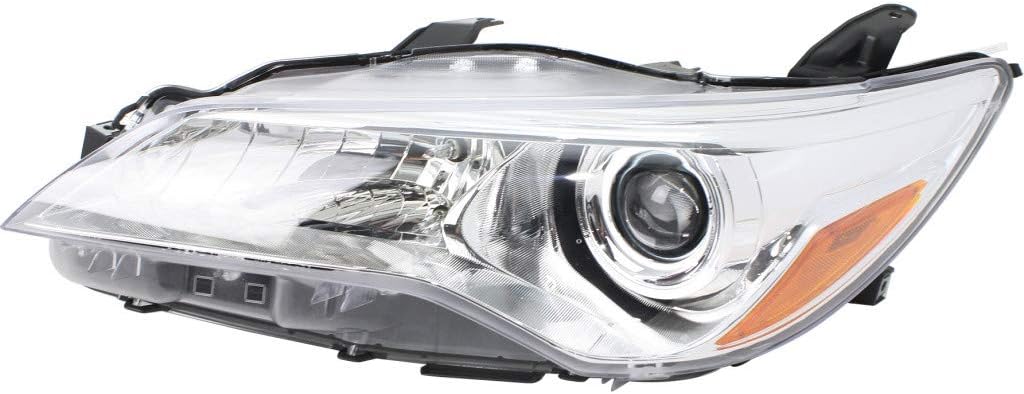 Toyota Camry 2015 Halogen Headlight Assembly Pair W7671