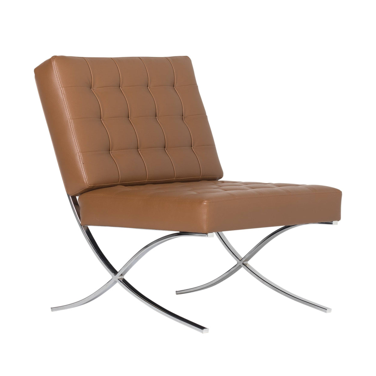 Bonded Leather Chair Caramel K3573
