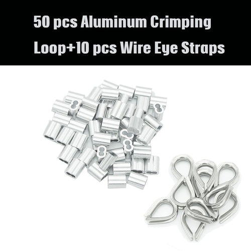 1/8 304 Stainless Steel Wire Rope 33FT O50225