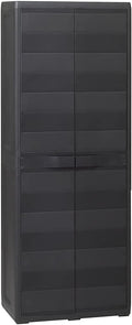Gray Garden Shed with 3 Adjustable Shelves E7092