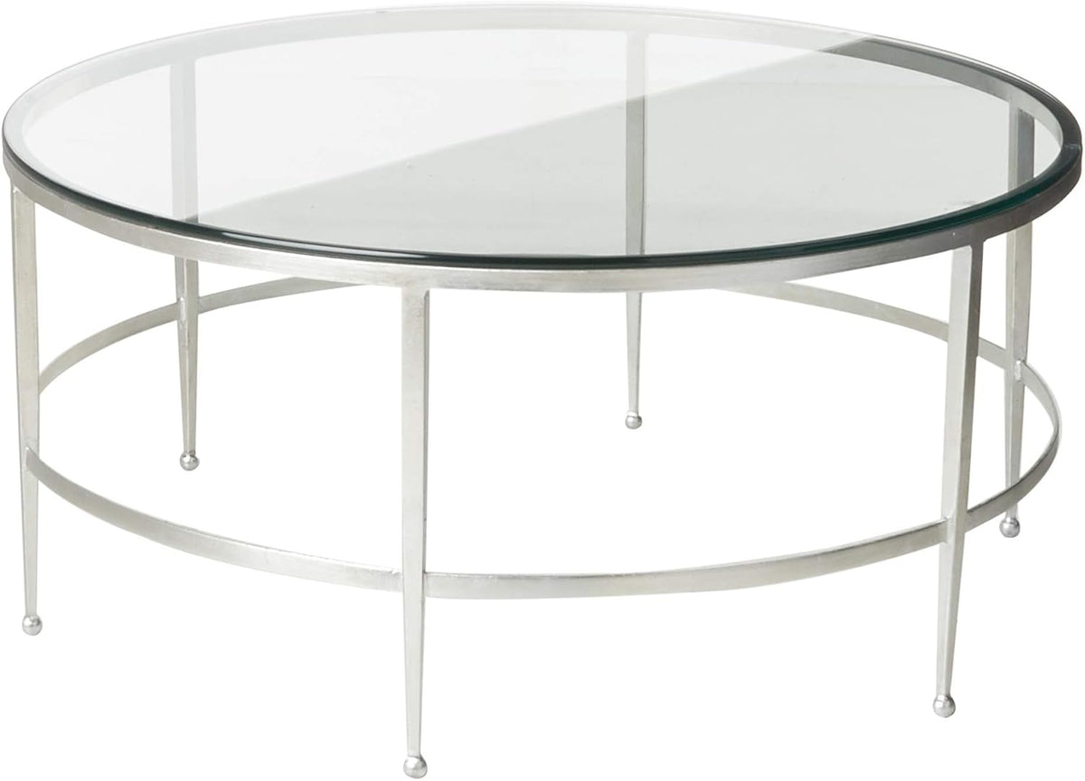 Antique Gold Glass Cocktail Table G874132