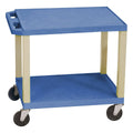 Plastic 2 Shelf Utility Cart J915854