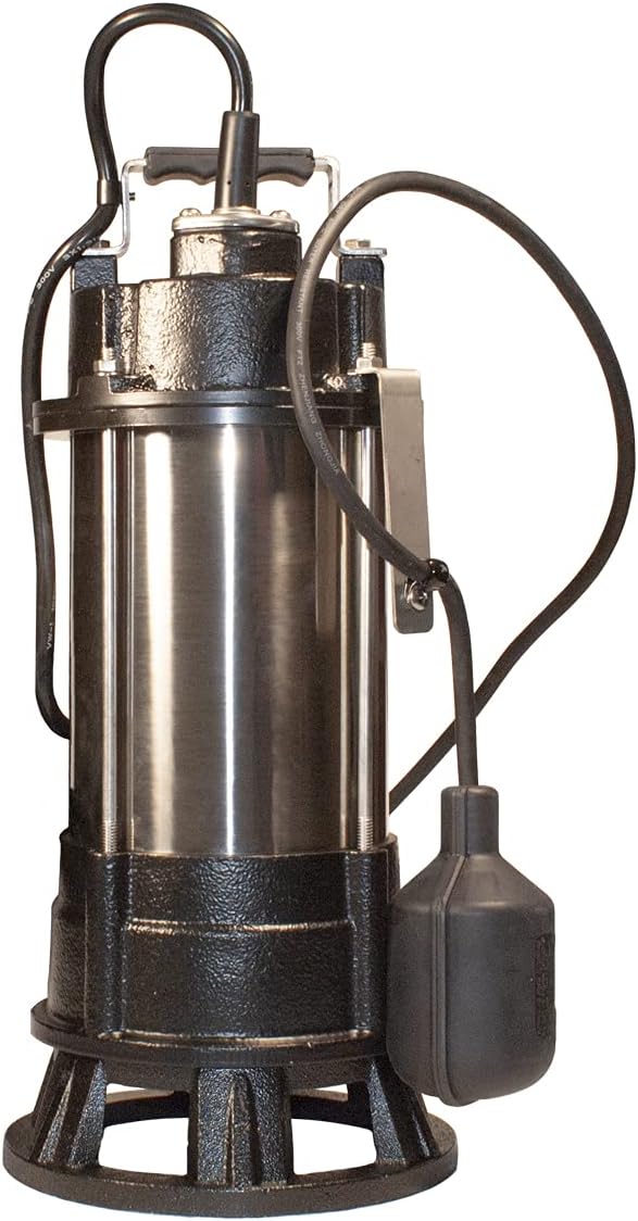 3/4HP Stainless Steel Sewage Grinder Pump U1874