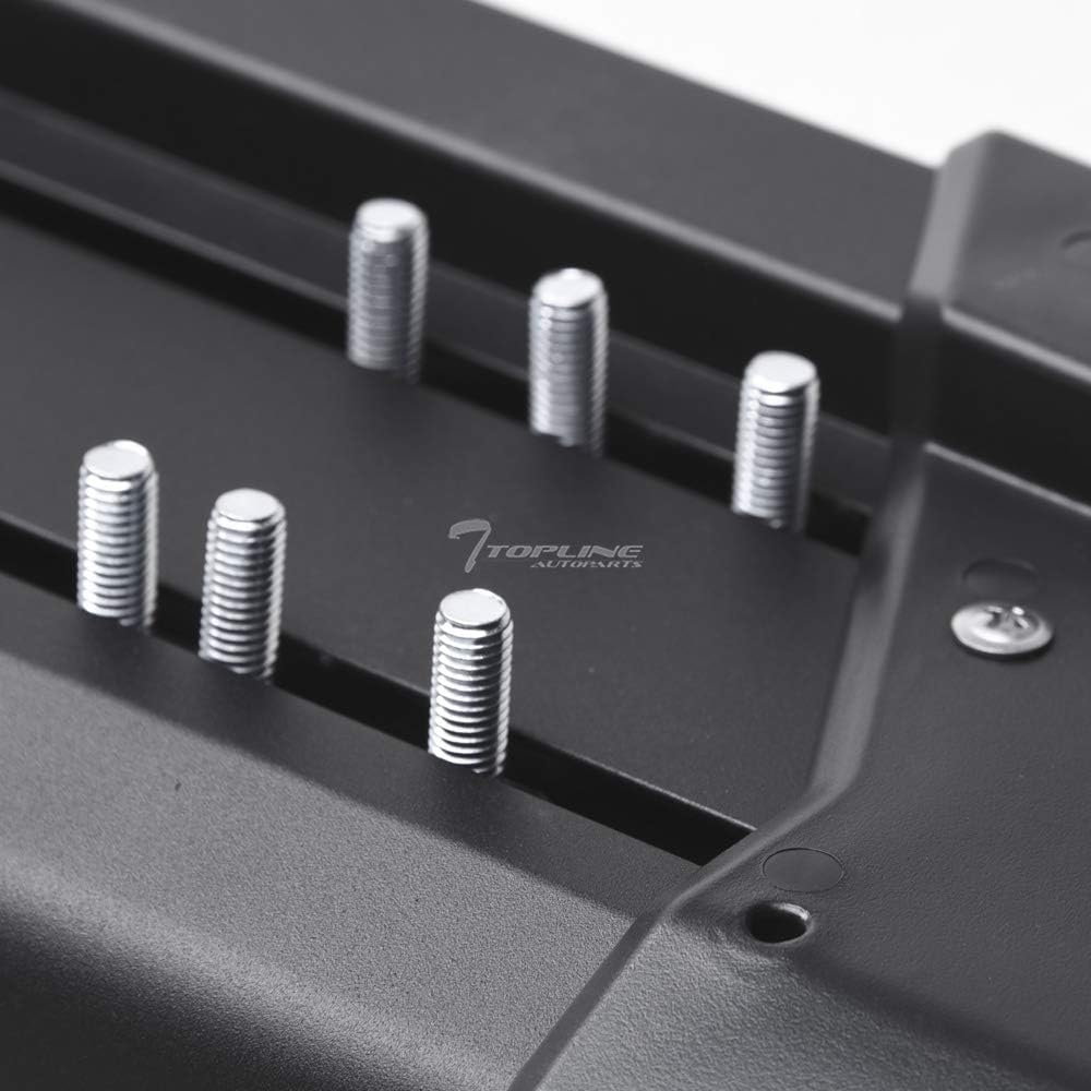 Matte Black Aluminum Running Boards for Extended Cab F49397
